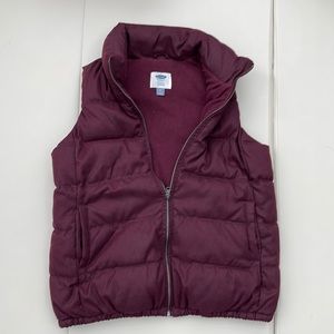 Maternity puffy fleece vest from Old Navy